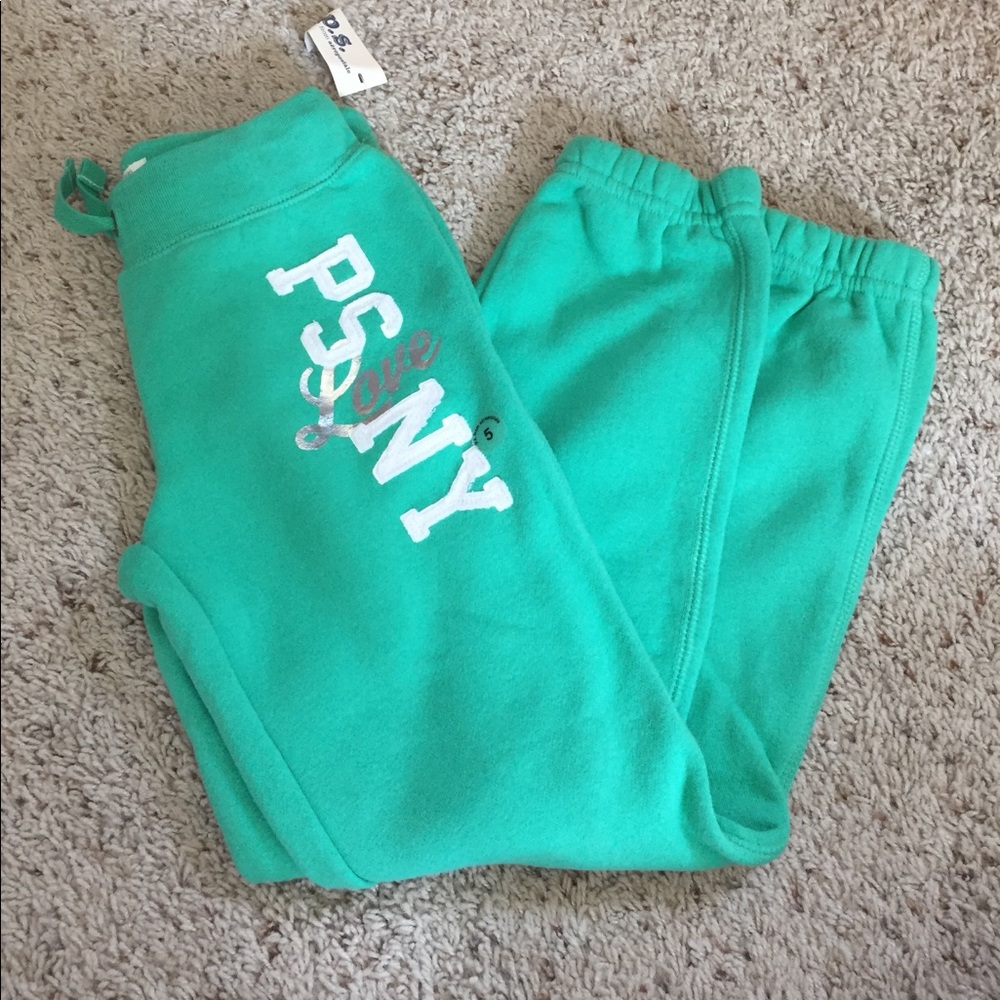 Aeropostale Green Sweatpants Girls Size 8